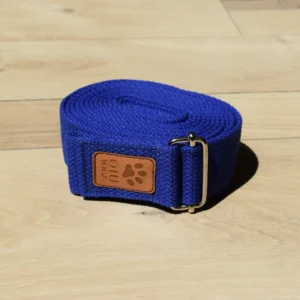 Pasek do jogi Dark Blue 4 cm